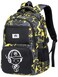Bluboon Kids Backpack Boys Camo Bookbag Teens Elementary School Bag Daypack Travel Back Pack Middle school BoyYellow camo
