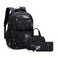 Bansusu 3Pcs Galaxy Kids Backpack Set for Boys with Insulated Lunch Bag Waterresistant Boys Backpacks for School Capacity Elementary Bookbags 3 PiecesGalaxyBlack