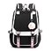 ZHANAO Girls Backpack Colorblocking Schoolbags for Girls Lightweight Bookbag MiddleSchool Elementary Backpack 20L