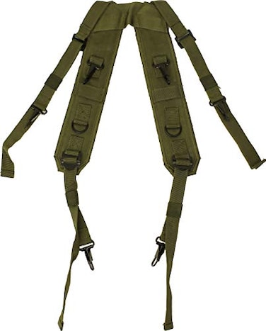 Army Universe Olive Drab Combat H Style LC1 Military Suspenders Load Bearing Harness Backpack Straps