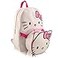 Fast Forward Sanrio Hello Kitty Backpack With Lunch Box for Girls PU Leather Hello Kitty Insulated Lunch Bag Lunch Box for Girls Boys Toddlers Hello Kitty Pink Backpack for School and Reusable Lunchbo