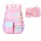 Sopnorm Girls Backpack Kids Backpacks for Girls Cute Gradient Kids Bookbags with Compartments Elementary School Bag for Teens Large