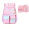 Sopnorm Girls Backpack Kids Backpacks for Girls Cute Gradient Kids Bookbags with Compartments Elementary School Bag for Teens Large