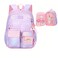 Sopnorm Girls Backpack Kids Backpacks for Girls Cute Gradient Kids Bookbags with Compartments Elementary School Bag for Teens Large