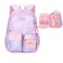 Sopnorm Girls Backpack Kids Backpacks for Girls Cute Gradient Kids Bookbags with Compartments Elementary School Bag for Teens Large
