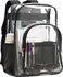 Axqcctoys TPU Clear Backpack Stadium Approved Large Clear Backpack See Through Transparent Backpacks with Reinforced Strap for Stadium Security Work Travel College Sporting Events Concert