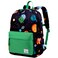 VASCHY Backpack for Boys Kids Water Resistant Lightweight Backpack for Toddlers Daycare Preschool Space Green