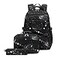 Bansusu 3Pcs Galaxy Boys Backpacks Set with Lunch Box Capacity Middle School Bags Backpack Elementary Bookbags for Kids
