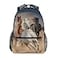 ALAZA Horse Backpack for Girls Kids Horses Backpack School Book Bags 3rd 4th 5th Grade Elementary Travel Laptop Daypack Equestrian Theam Back Pack 1012 Personalized Rucksack