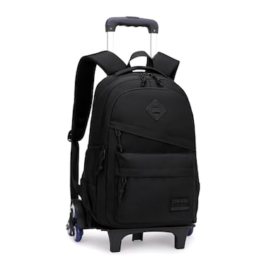 Armbq Rolling Backpack for Boys Girls School BookBag with Wheels Kids Luggage Trolley Back Pack on Wheels Elementary Travel Bag