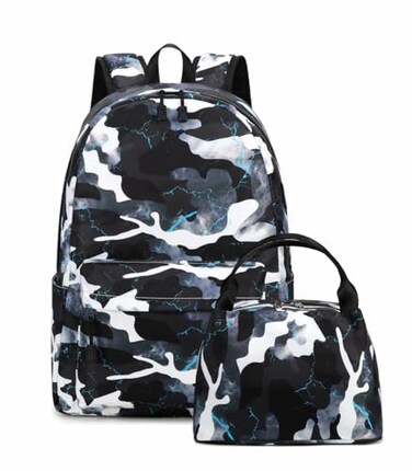 Lmwzh Backpack For Boys Elementary School Bags Kids Bookbag Waterproof Lightweight DurableABlack