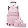 Sopnorm 3Pcs Girls Rolling Backpack Kids Bookbag with Wheels Set Elementary Students Outdoors Trolley Schoolbag
