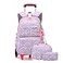Sopnorm 3Pcs Girls Rolling Backpack Kids Bookbag with Wheels Set Elementary Students Outdoors Trolley Schoolbag