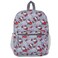 Fast Forward Hello Kitty Backpack for Girls 16 inch Red and Grey