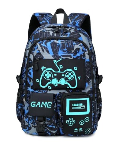 mezhsa Boys School Backpack Kids Bookbag Elementary Middle Durable Waterproof Bags