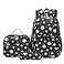 goldwheat Daisy Printed Backpacks With Lunch Pack Pencil Case 3pcs Lightweight Water Resistant Bookbag For Middle School