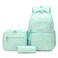 goldwheat Daisy Printed Backpacks With Lunch Pack Pencil Case 3pcs Lightweight Water Resistant Bookbag For Middle School