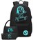 Pawsky School Backpack for Boys Kids Backpack Kindergarten Elementary Middle School College Book Bags with Lunch Box and Pencil Case Waterproof Travel Back Pack Laptop Backpack Black