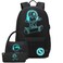 Pawsky School Backpack for Boys Kids Backpack Kindergarten Elementary Middle School College Book Bags with Lunch Box and Pencil Case Waterproof Travel Back Pack Laptop Backpack Black