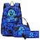 Pawsky Kids Backpack School Backpack for Boys Elementary Primary Middle School Bags With Lunch Bag Pencil Case Lightweight Laptop Backpack College Bookbag Travel Dayback Blue