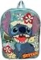 Ruz Stitch Unisex Licensed 15 Inch School Bag Backpack BlackBlue