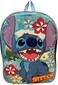 Ruz Stitch Unisex Licensed 15 Inch School Bag Backpack BlackBlue