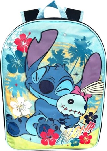 Ruz Stitch Kids 15 School Backpack Stitch Aloha