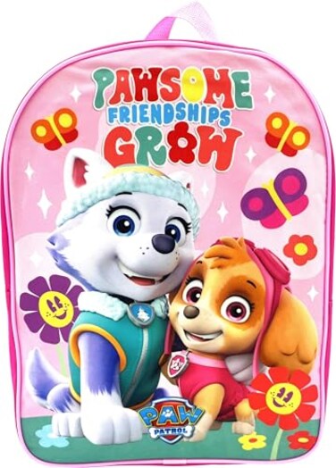 Ruz Paw Patrol Kids Licensed 15 Inch School Bag Backpack Friendships Grow