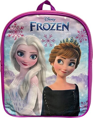 Ruz Frozen Anna And Elsa Toddler Girl 12 Inch Mini Backpack Pink
