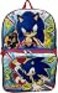 Ruz Sonic The Hedgehog 16 Inch Backpack With Detachable Matching Lunch Box Sonic III