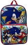 Ruz Sonic The Hedgehog 16 Inch Backpack With Detachable Matching Lunch Box Sonic I