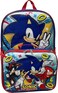 Ruz Sonic The Hedgehog 16 Inch Backpack With Detachable Matching Lunch Box Sonic I