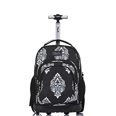Tilami Rolling Backpack 18 inch Boys and Girls Laptop Backpack