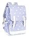 Leaper Bunny Backpack Laptop Backpack Rabbit Bag School Bag Small Backpack Satchel Purple L