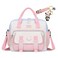 JELLYEA Kawaii Backpack Cute Tote Bag Girl School Crossbody Shoulder Bag with Kawaii Accessories Multi Purpose Light Pink