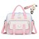 JELLYEA Kawaii Backpack Cute Tote Bag Girl School Crossbody Shoulder Bag with Kawaii Accessories Multi Purpose Light Pink