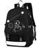 MCWTH School Backpacks for Teen Boys Luminous School Bag Bookbags for Kids Space Rocket