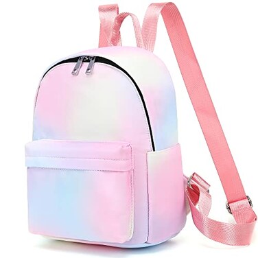 Yusudan Mini Backpack for Women Girls Small Backpack Purse for Teens Kids School Travel Rainbow