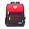 Willikiva Cute Bear Kids School Backpack for Children Elementary School Bags Girls Boys Bookbags RedCoffeeRoyalblue Large