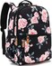 Leaper Waterresistant Floral Laptop Backpack School Travel Bag Bookbags Satchel