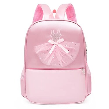 Dorlubel Cute Ballet Dance Backpack Tutu Dress Dance Bag with Key Chain Girls Pink8 of Dress