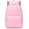 Kimwadalh Pink Bow Backpack for Girls Girls Schoolbag with Large Capacity School Bookbag for Elementary High School
