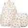 jingyuKJ Coquette Backpack Set Cute Kawaii Aesthetic Daypack Bow Rucksack A02 Bow Blue