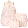 jingyuKJ Coquette Bow Backpack Cute Kawaii Backpack Set Aesthetic Daypack Coquette Rucksack A01 Bow Pink