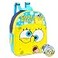 SPONGEBOB SQUAREPANTS Mini Backpack and Button Set 11 Spongebob Backpack with Button Spongebob School Supplies Bundle
