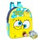 SPONGEBOB SQUAREPANTS Mini Backpack and Button Set 11 Spongebob Backpack with Button Spongebob School Supplies Bundle