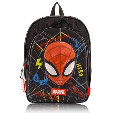 Fast Forward Unisex Spiderman Kids School Backpack 16 EVA Molded Spiderman Backpack for Boys Girls Toddlers