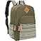 Leaper Geometric Backpack for School Laptop Backpack for Men Women Waterresistant Bookbags Travel Backpack Girls Army Green