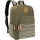 Leaper Geometric Backpack for School Laptop Backpack for Men Women Waterresistant Bookbags Travel Backpack Girls Army Green