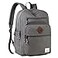 VASCHY School Backpack for Men Unisex Large Bookbag Schoolbag Casual Daypack for High SchoolCollegeTeensTravelWork Gray